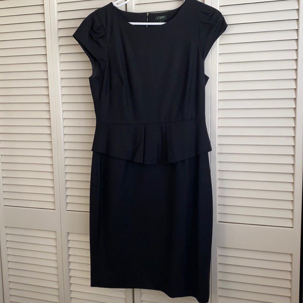 J. Crew peplum dress